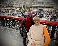 With Deadpool at London Film & Comic Con