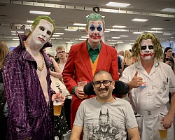 The Three Incarnations of the Joker ‘Bat-Man’ - Cosplayers