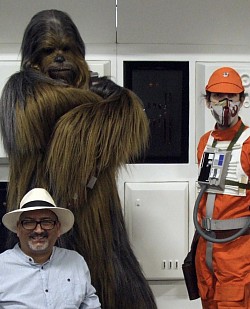 Chewbacca and Rebel Pilot ‘Star Wars’ - Cosplayers