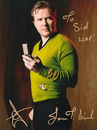 Ed Zephyr as James T. Kirk of fan film Star Trek: Infinities